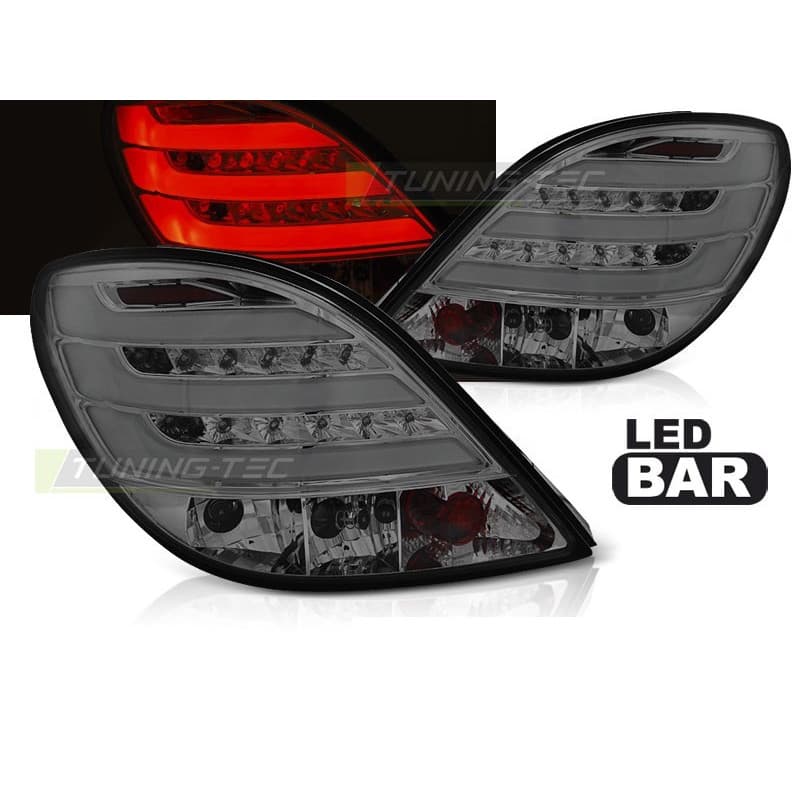 Feux Arrière Peugeot 207 3/5 portes 06-09 LED BAR Fumé