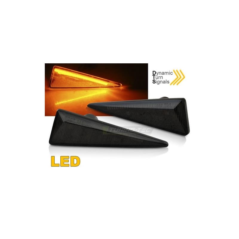Clignotants dynamique Noir fumé pour Renault Megane 2 / Scenic