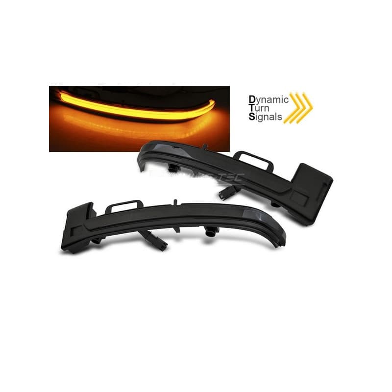 Clignotants de retroviseurs dynamique fumé pour Peugeot 308