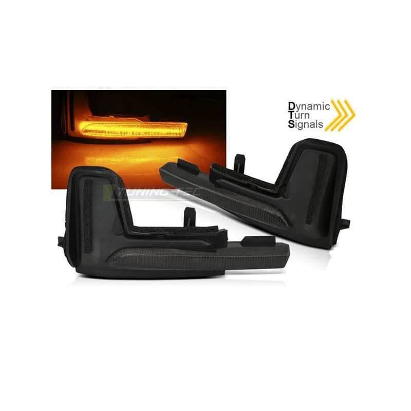 Clignotants dynamique noir pour Volvo XC90 MK II 14-20