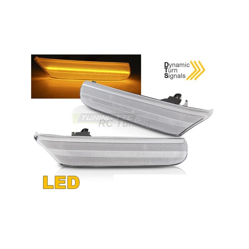 Clignotants Latéraux Blanc SEQ pour Porsche 911 996/Boxster 986