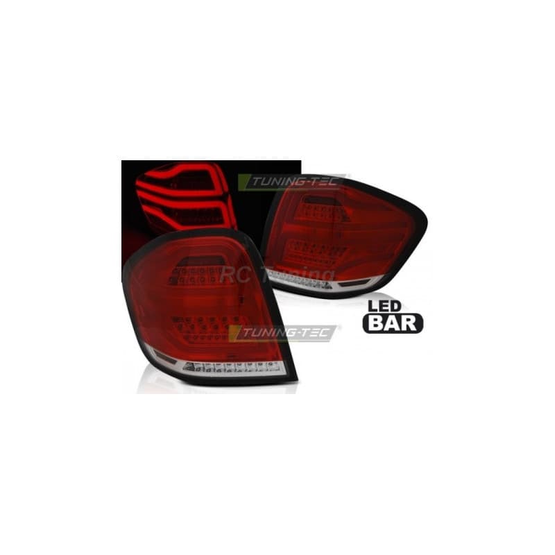 Feux Arrière Mercedes ML W164 05-08 Led Bar rouge/clair