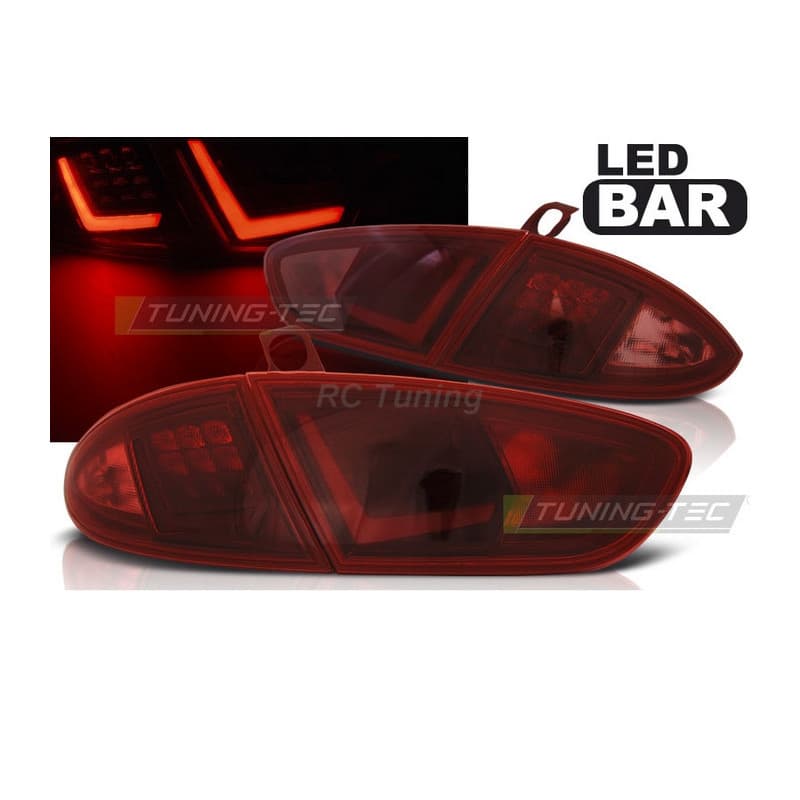 Feux arrière LED BAR rouge pour Seat Leon 09-13