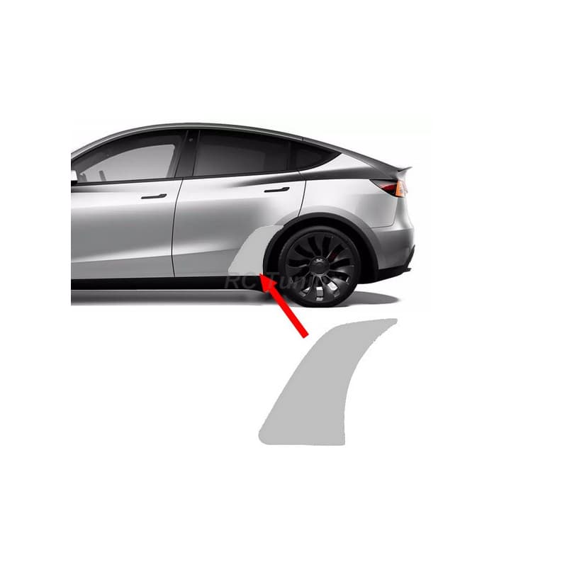 Film de protection transparent portes arrière pour Tesla Y Transparent mat Petit modèle