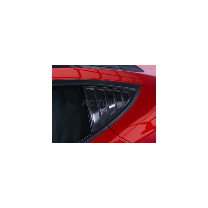 Prise d'air pour vitres latérale Tesla Model 3 Look Carbone Mat