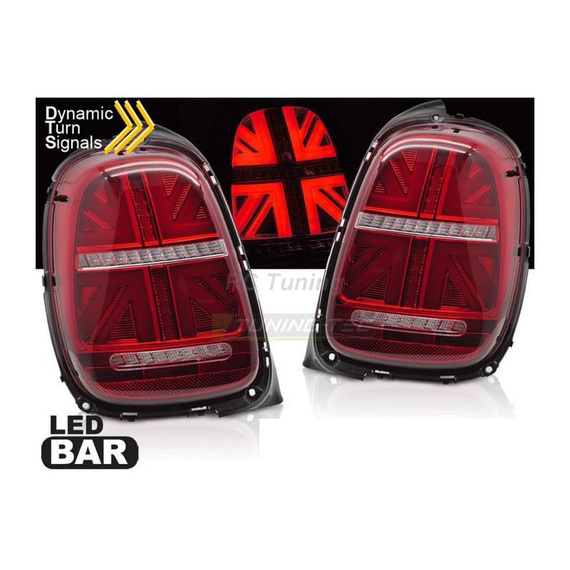 Feux arrière Rouge LED SEQ pour Mini Cooper F55-F56-F57 14-17