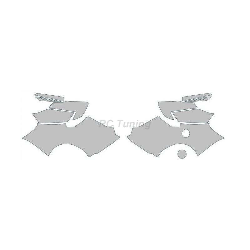 Film de protection PPF Ailes arrière Lamborghini Huracan Technica - Transparent mat