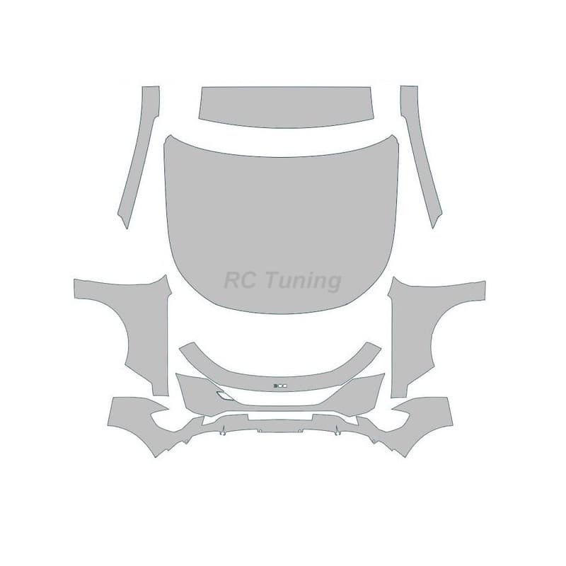 Film de protection PPF Face avant pour Peugeot 308 5 ptes 2022 Transparent mat