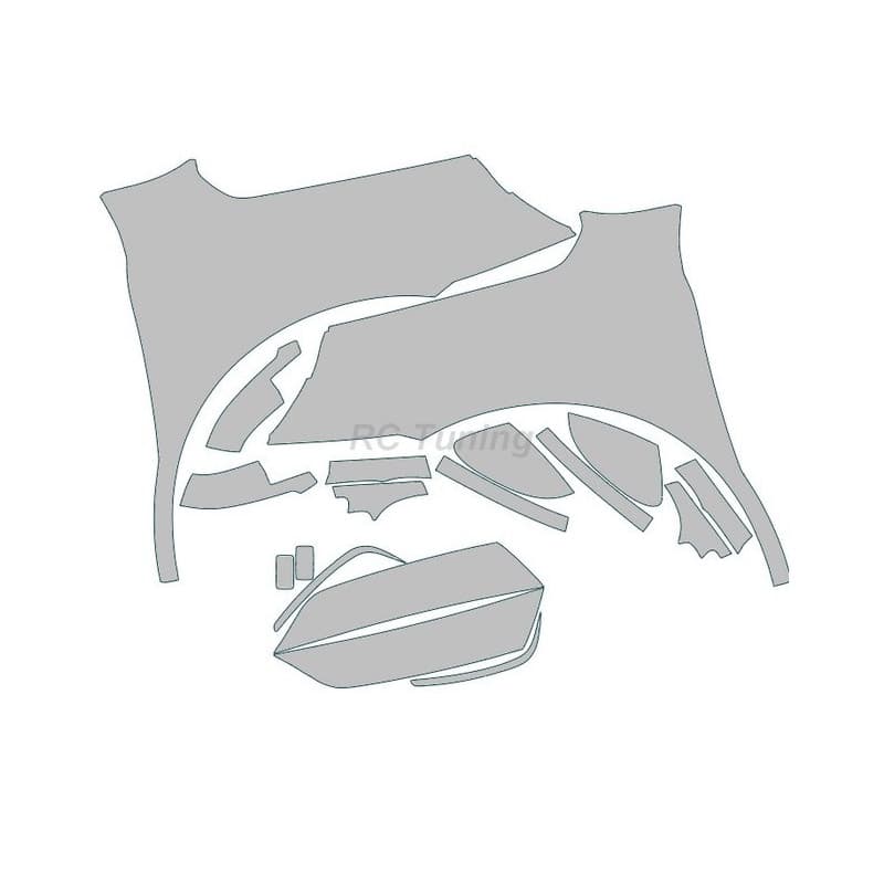 Film de protection PPF ailes + feux avant pour DS7 Crossback 18-22 Transparent mat