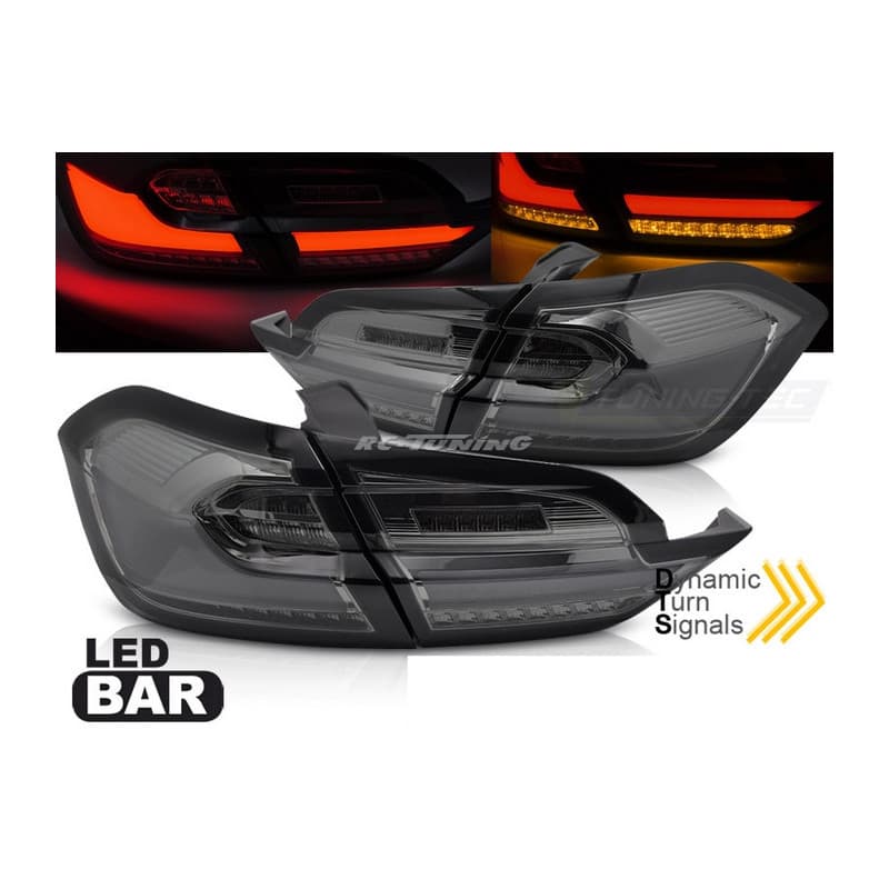 Feux arrière LED BAR fumé pour Ford Fiesta MK8 17-21