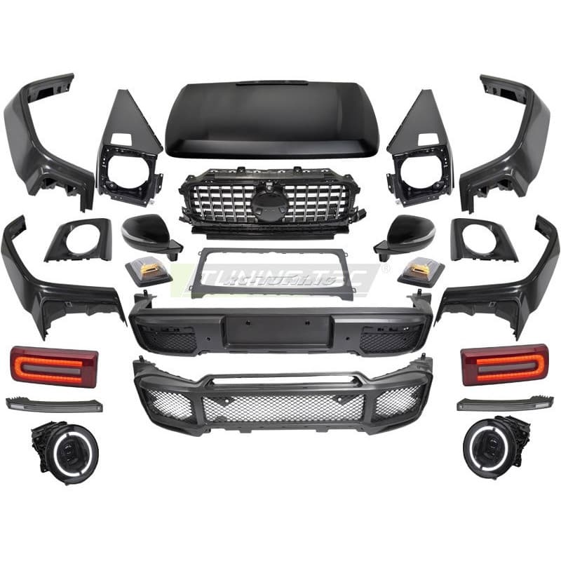 Kit Sport look 464 BRBS pour Mercedes Classe G W463 90-18 - Chrome