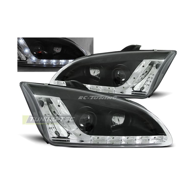 Phares Avant Daylight Ford Focus II 09.04-01.08 Noir