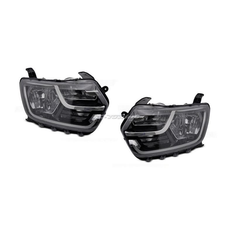 Phares avant noir pour Dacia Duster II 17-21