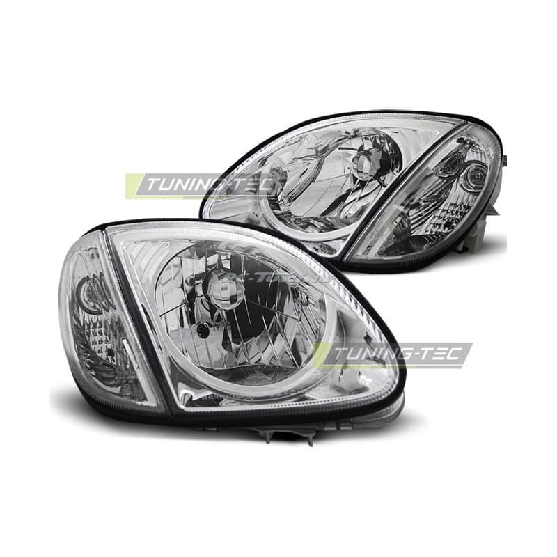 Phares Avant chrome pour Mercedes R170 SLK 96-04