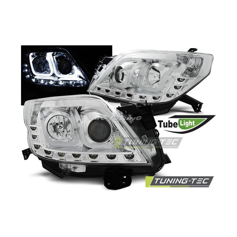 Phares Avant Tube Light Toyota Land Cruiser 150 09- Chrome