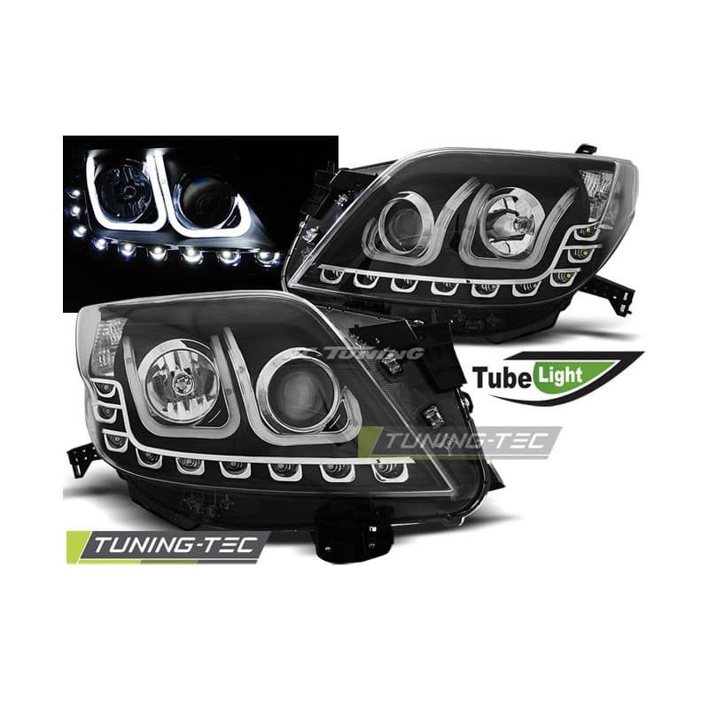 Phares Avant Tube Light Toyota Land Cruiser 150 09- Noir