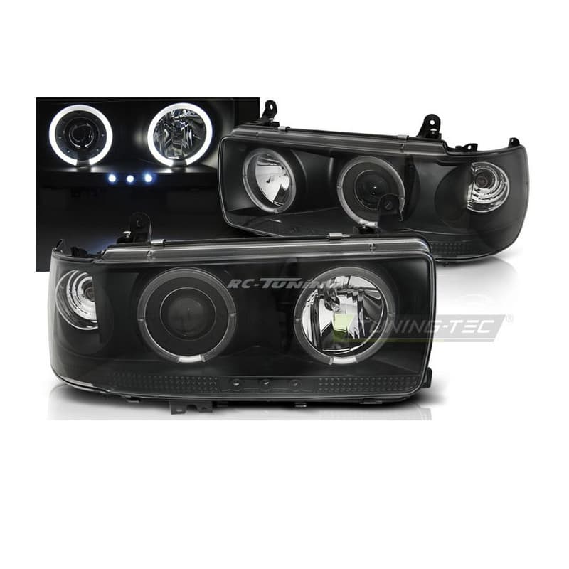 Phares Avant Angel Eyes pour Toyota Land Cruiser FJ 80 90-97