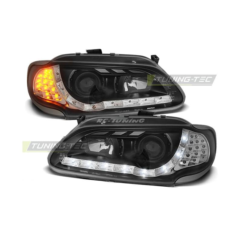 Phares Avant Daylight Renault Megane/Scenic 96-02.99 Noir