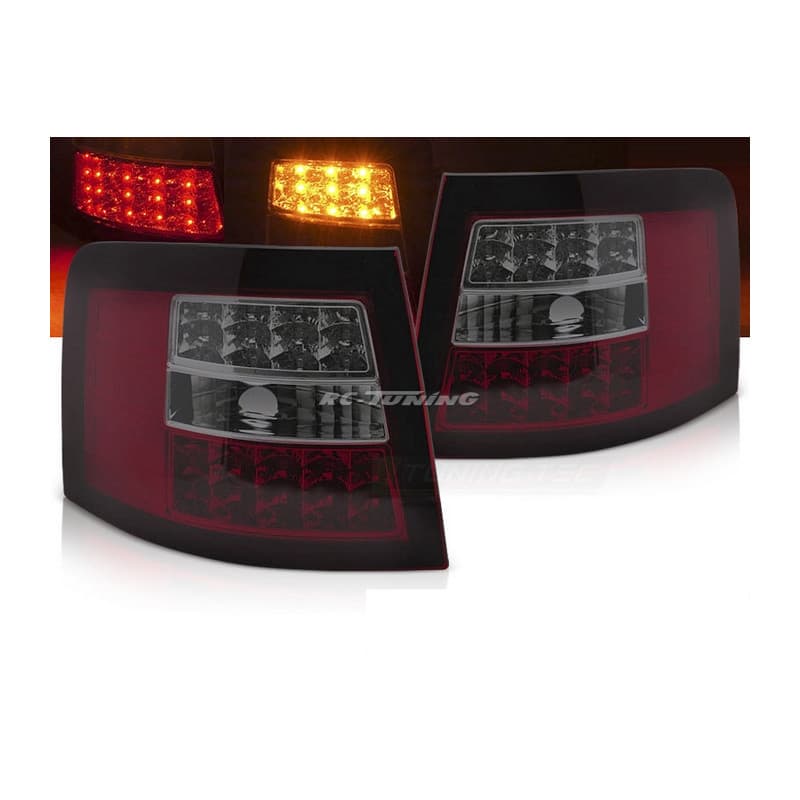 Feux arrière LED fumé pour Audi A6 Avant 97-04