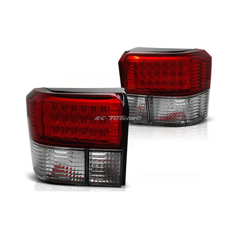Feux Arrière VW T4 90-03.03 à Leds Rouge/Clair