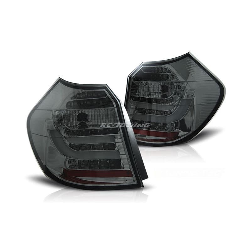 Feux Arrière BMW E87/E81 04-08.07 à Leds + lightbar Fumé