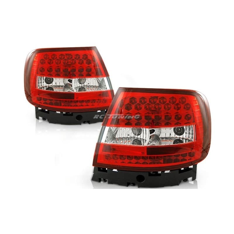 Feux Arrière Audi A4 B5 11.94-10.00 à Leds Rouge/Clair