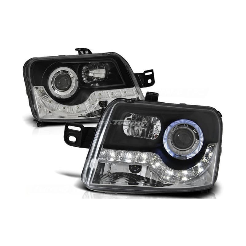 Phares Avant Daylight Fiat Panda 03- Noir