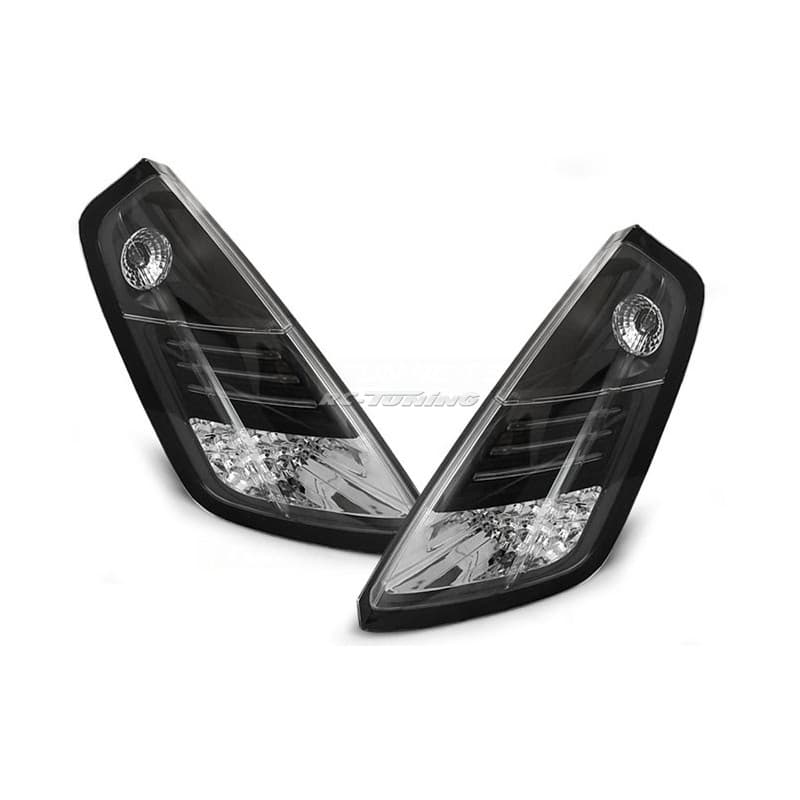 Feux Arrière Fiat Grande Punto 09.05-09 à Leds Noir