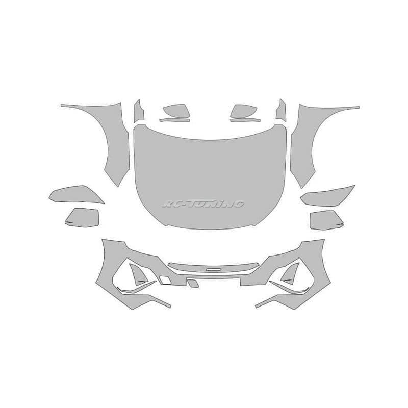 Kit film de Protection carrosserie PPF pour Peugeot 2008 GT Transparent brillant