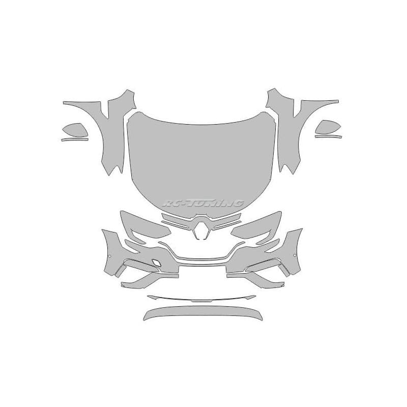 Kit film de Protection carrosserie PPF pour Renault Arkana 2024 Esprit Alpine Transparent mat