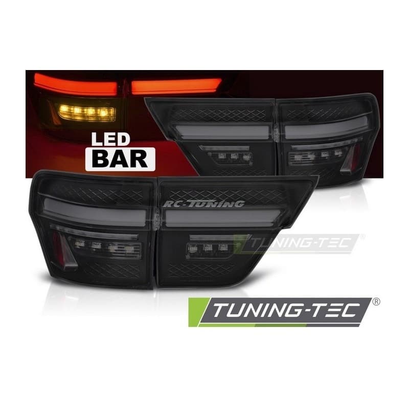 Feux arrière LED fumé pour Jeep Grand Cherokee WK2 11-13