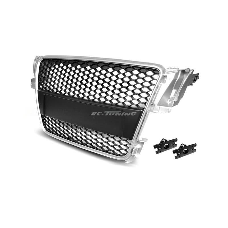 Calandre argentée Audi A5 RS-Style 07-11