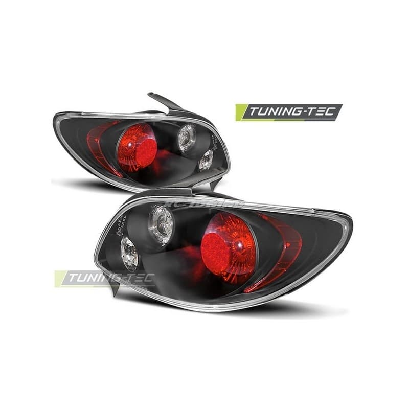 Feux Arrière Peugeot 206 98- Noir