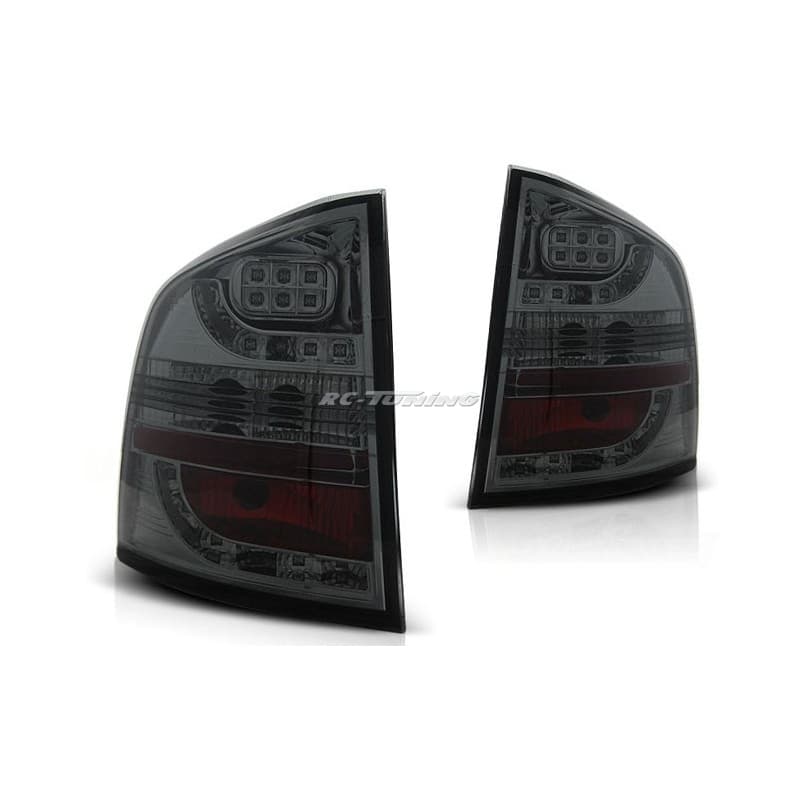 Feux Arrière Skoda Octavia II Break 03.04 à Leds Fumé