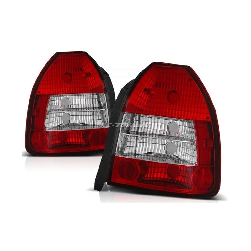 Feux Arrière Honda Civic 09.95-02.01 3 ptes Rouge/Claire