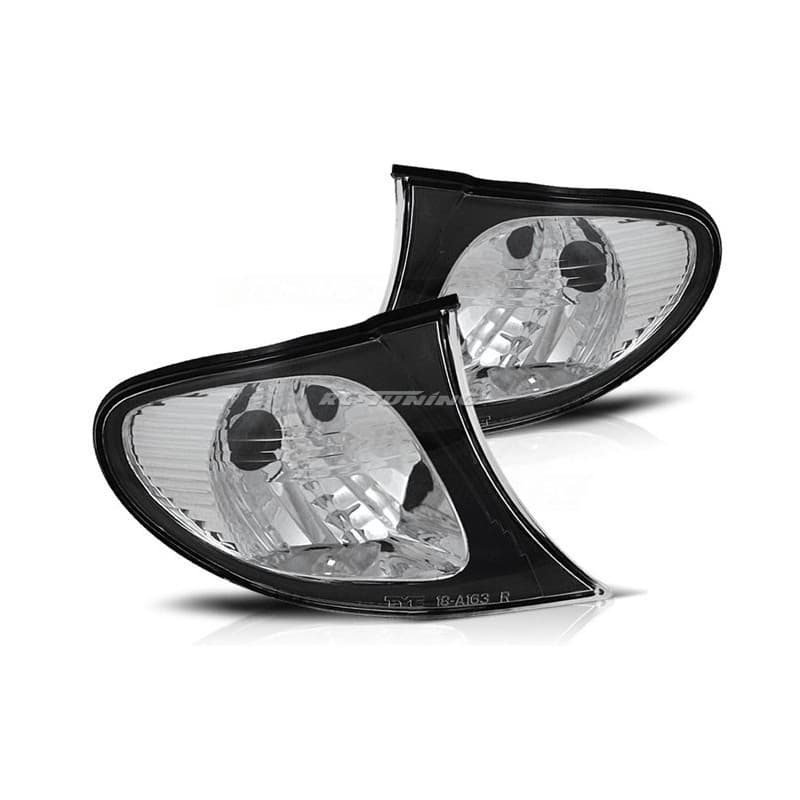 Clignotants Avant BMW E46 Berline/Touring 09.01-03.05 Contour Noir