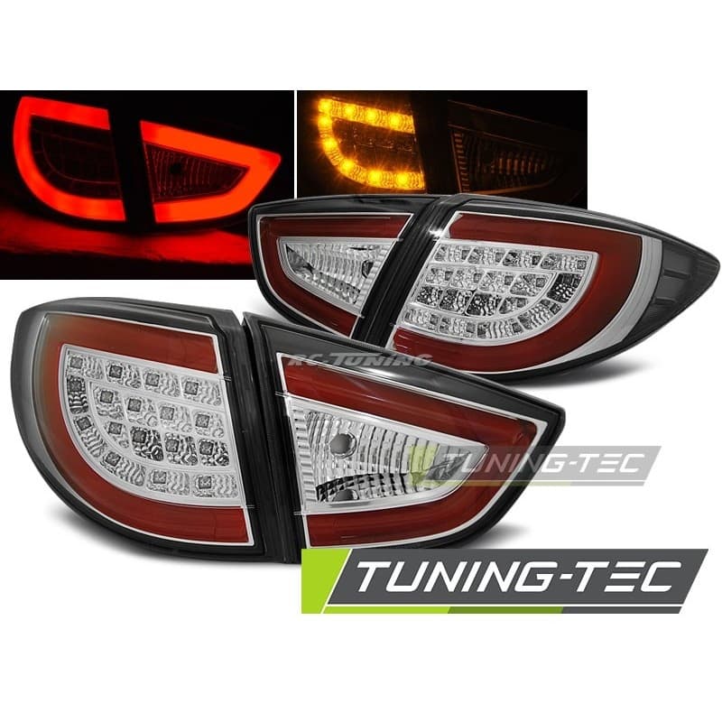 Feux Arrière Hyundai IX35 09- à Leds/Lightbar Chrome