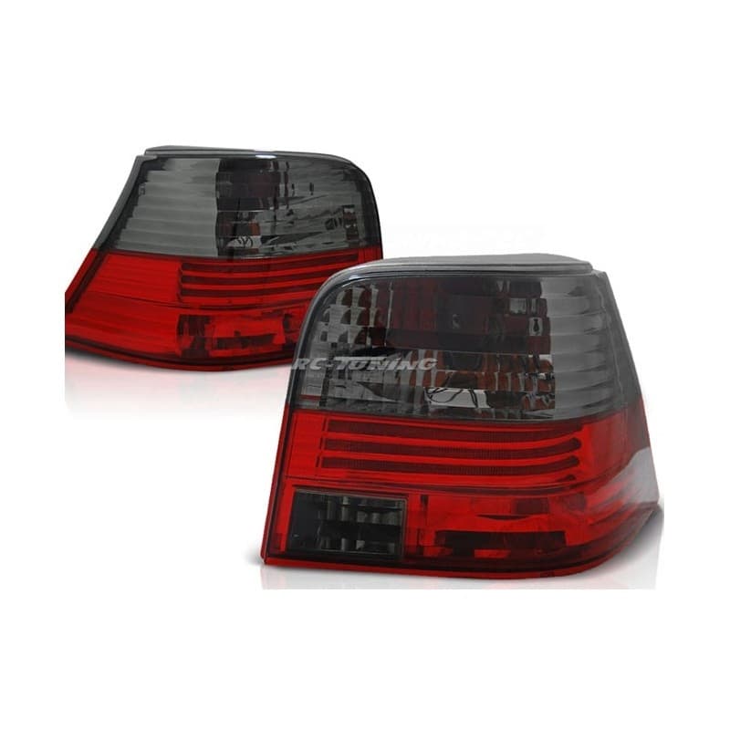 Feux Arrière VW Golf 4 09.97-09.03 Rouge/Fumé