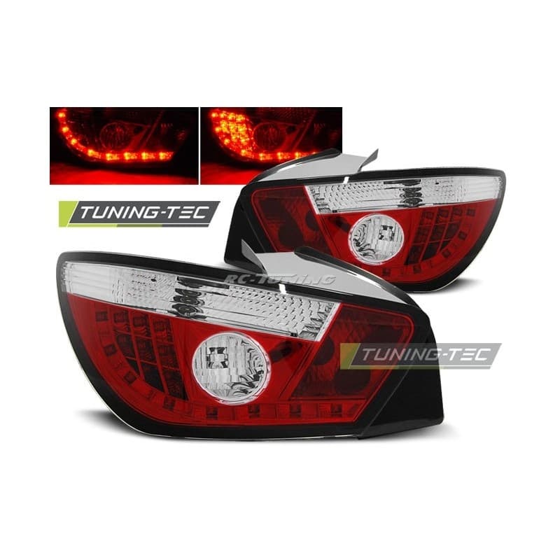Feux Arrière Seat Ibiza 6J 3ptes 06.08 à Leds Rouge/Clair