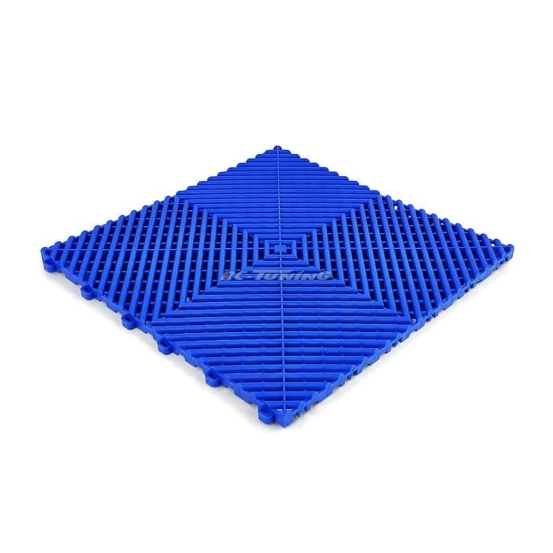 Dalle de Sol Clipsable RAMROXX 40x40 cm | RevĂŞtement Garage et Atelier - Bleu