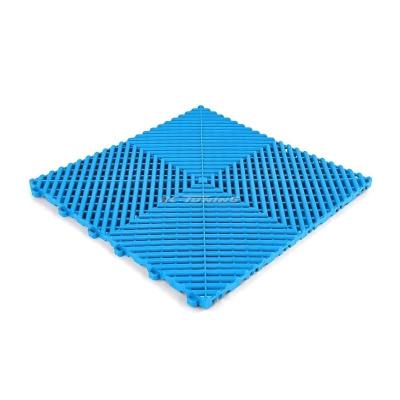 Dalle de Sol Clipsable RAMROXX 40x40 cm | RevĂŞtement Garage et Atelier - Bleu clair