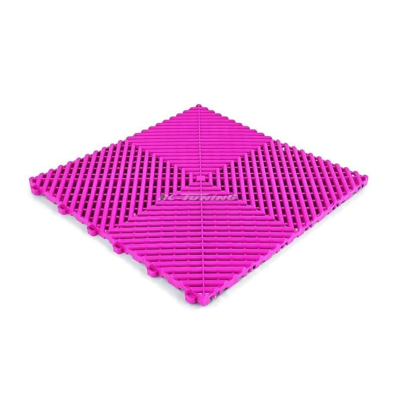 Dalle de Sol Clipsable RAMROXX 40x40 cm | RevĂŞtement Garage et Atelier - Rose