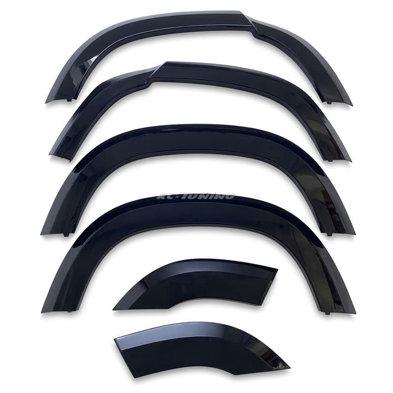 Extensions d'ailes noir brillant pour Land Rover Defender L663 110