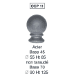 Couvre pilastre 11 acier Ă 55