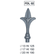 Fer de lance 02 acier rond 13