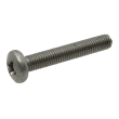 Vis tĂȘte cylindrique bombĂ©e Pozidriv M6 x 10 mm - Inox A2