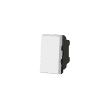Bouton poussoir MOSAIC 1 module blanc