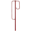 Piquet porte-lanterne Modèle Berlinois 1250 x 12 mm