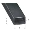 Tube rectangulaire 40 x 24 x 1,5 mm - Acier PAF verni