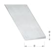 Profilé plat 20 x 2 mm - Aluminium brut